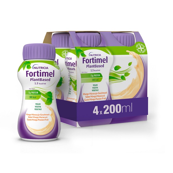 FORTIMEL PLANT BASED MANGO PASSION FRUIT 4 BOTTIGLIE DA 200 ML - Farmafamily.it