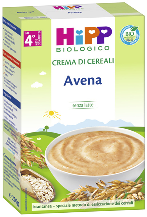 HIPP BIO CREMA CEREALI AVENA 200 G - Farmafamily.it