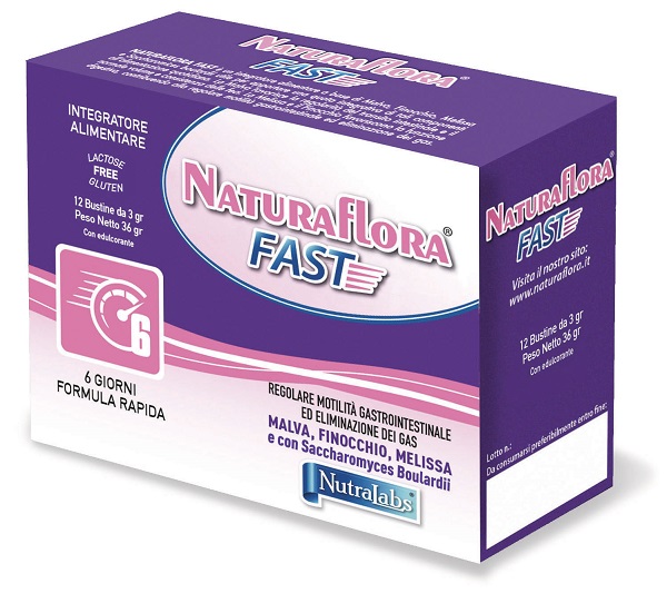 NATURAFLORA FAST 12 BUSTINE - Farmafamily.it