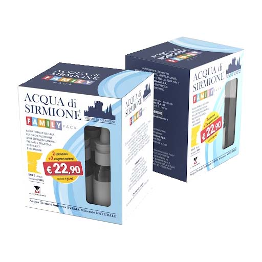 ACQUA DI SIRMIONE FAMILY PACK 12 FLACONCINI DA 15 ML - Farmafamily.it