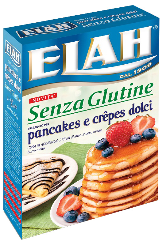 ELAH SENZA GLUTINE PREPARATO PER PANCAKES E CREPES DOLCI 280 G - Farmafamily.it