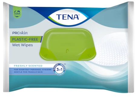 TENA WET WIPES PLASTIC FREE 48 PEZZI - Farmafamily.it