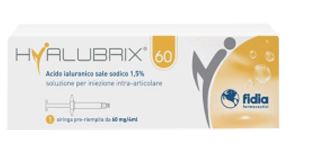 SIRINGA INTRA-ARTICOLARE HYALUBRIX 60 ACIDO IALURONICO 1,5% 60 MG 4 ML NO ETO - Farmafamily.it