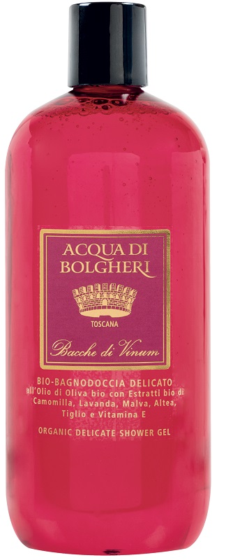 ACQUA DI BOLGHERI BIO BAGNODOCCIA BACCHE DI VINUM 500 ML - Farmafamily.it