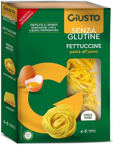 GIUSTO SENZA GLUTINE FETTUCCINE ALL'UOVO 250 G - Farmafamily.it