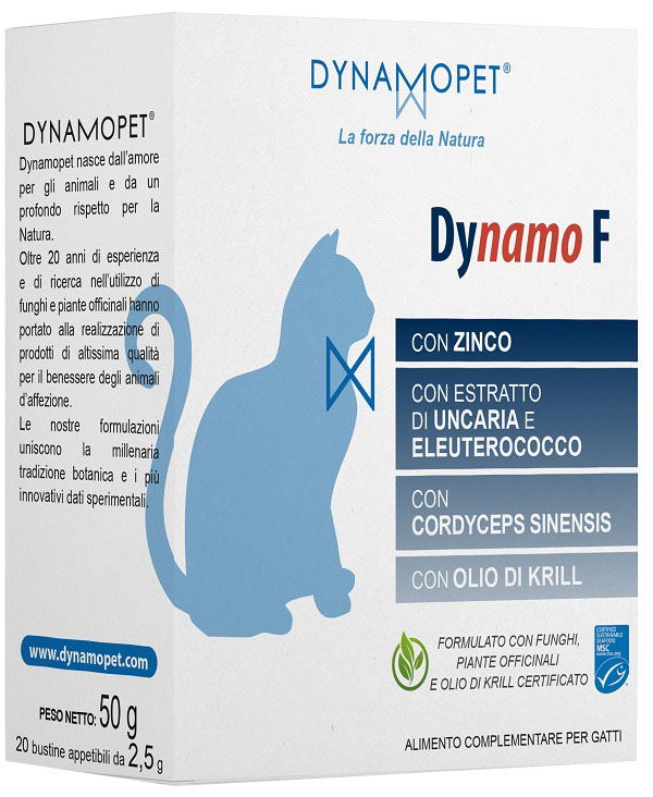 DYNAMO F GATTI 20 BUSTINE APPETIBILI DA 2,5 G - Farmafamily.it