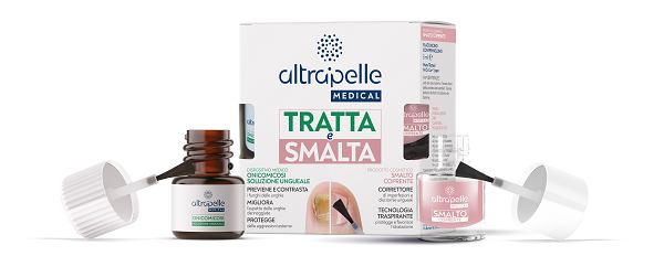 ALTRAPELLE MEDICAL TRATTA E SMALTA SOLUZIONE UNGUEALE 7 ML + SMALTO 5 ML - Farmafamily.it