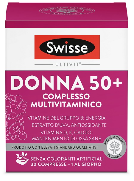 SWISSE MULTIVITAMINICO DONNA 50+ 30 COMPRESSE - Farmafamily.it