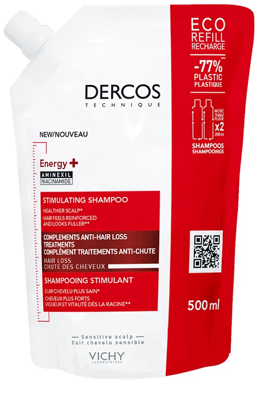DERCOS ECO RICARICA ENERGIZZANTE 500 ML - Farmafamily.it