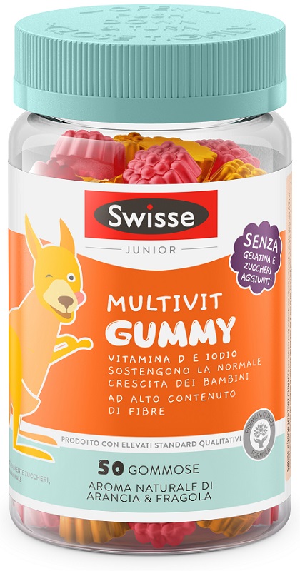 SWISSE JUNIOR MULTIVIT GUMMY 50 PASTIGLIE GOMMOSE - Farmafamily.it
