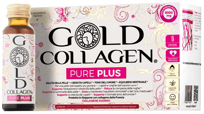 GOLD COLLAGEN PURE PLUS 10 FLACONI DA 50 ML - Farmafamily.it