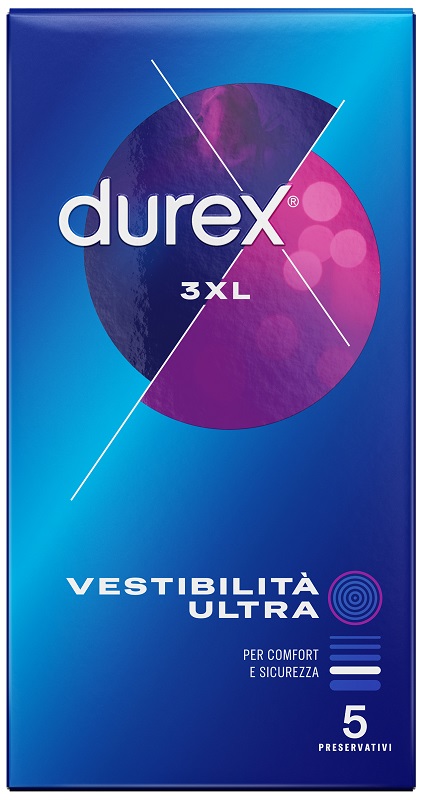PRESERVATIVO DUREX 3XL VESTIBILITA' ULTRA 5 PEZZI - Farmafamily.it
