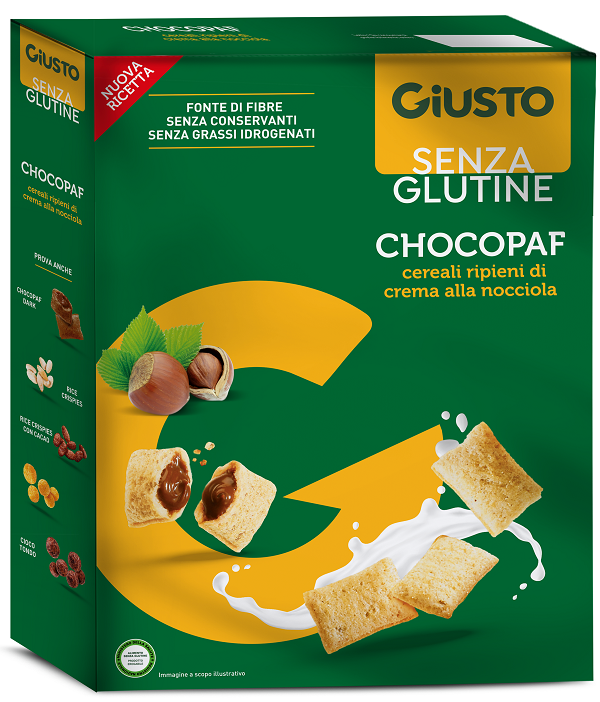 GIUSTO SENZA GLUTINE CHOCOPAF 300 G - Farmafamily.it