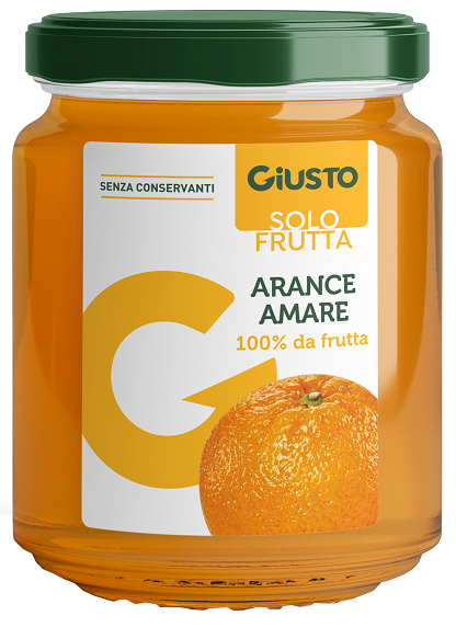 GIUSTO SOLO FRUTTA MARMELL ARANCE AMARE 284 G - Farmafamily.it