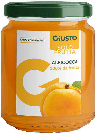 GIUSTO SOLO FRUTTA MARMELLATA ALBICOCCHE 284 G - Farmafamily.it