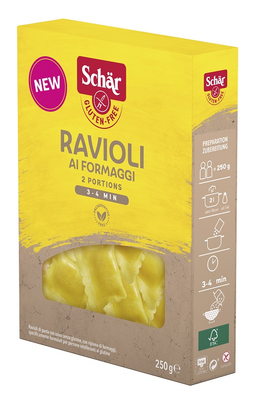 SCHAR RAVIOLI AI FORMAGGI 250 G - Farmafamily.it