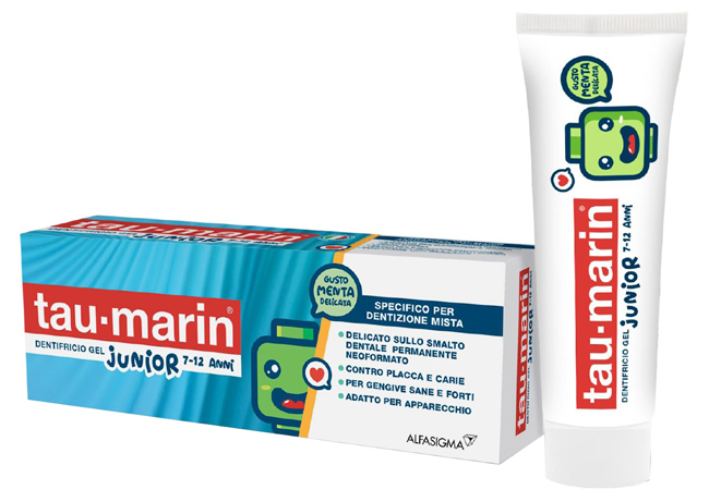TAU MARIN DENTIFRICIO JUNIOR 7-12 ANNI 50 ML - Farmafamily.it