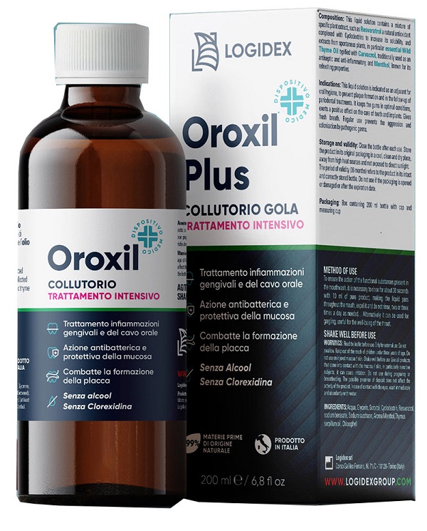 OROXIL PLUS COLLUTORIO GOLA 200 ML - Farmafamily.it