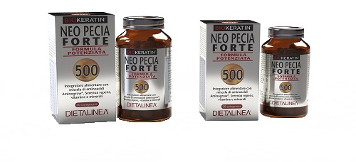 DIETALINEA BIOKERATIN NEO PECIA FORTE 500 60 COMPRESSE - Farmafamily.it
