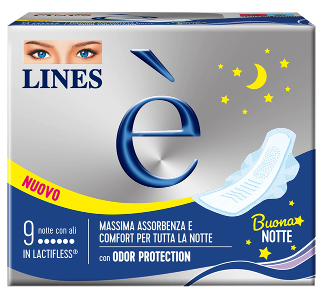 LINES E' NOTTE CARRY PACK 9 PEZZI - Farmafamily.it