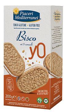 PIACERI MEDITERRANEI BISCO YO 5 CEREALI 200 G - Farmafamily.it