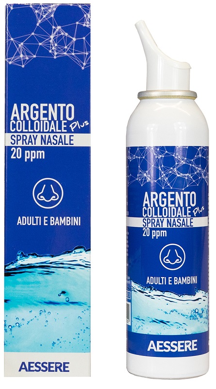 ARGENTO COLLOIDALE PLUS NASALE SPRAY 20 PPM 100 ML - Farmafamily.it