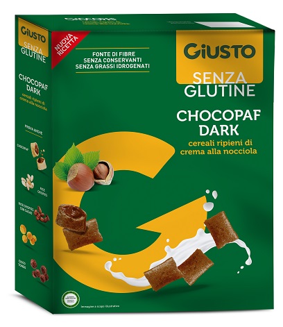 GIUSTO SENZA GLUTINE CHOCOPAFF DARK 300 G - Farmafamily.it