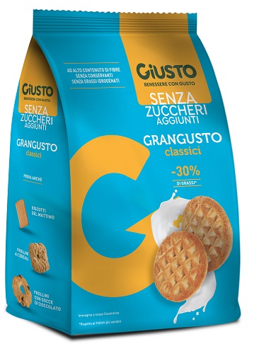 GIUSTO SENZA ZUCCHERO GRANGUSTO CLASSICI 350 G - Farmafamily.it