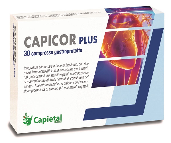CAPICOR PLUS 30 COMPRESSE GASTROPROTETTE - Farmafamily.it