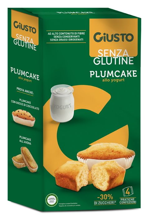 GIUSTO SENZA GLUTINE PLUMCAKE CON GOCCE DI CIOCCOLATO 160 G - Farmafamily.it