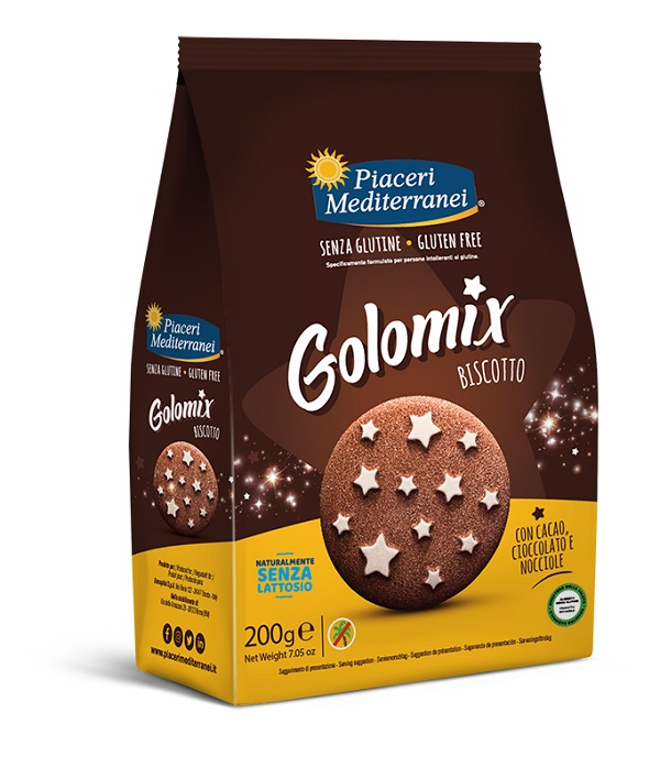 PIACERI MEDITERRANEI GOLOMIX BISCOTTO 200 G - Farmafamily.it