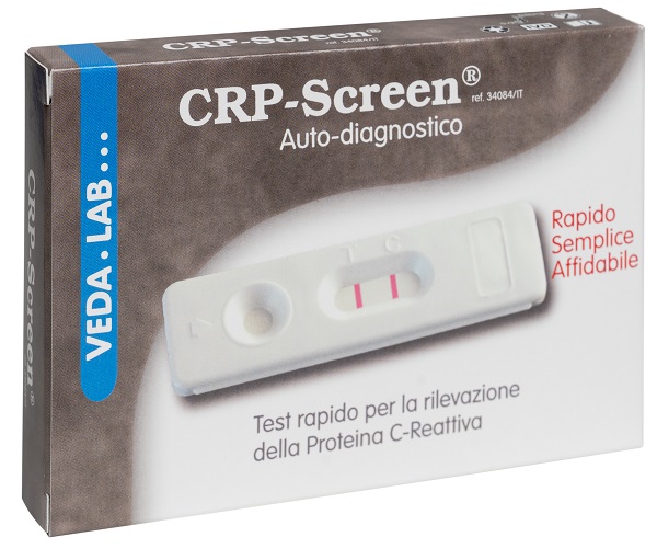 TEST SCREEN CRP PROT C REATTIVA AUTODIAGNOSTICO 1 PEZZO - Farmafamily.it