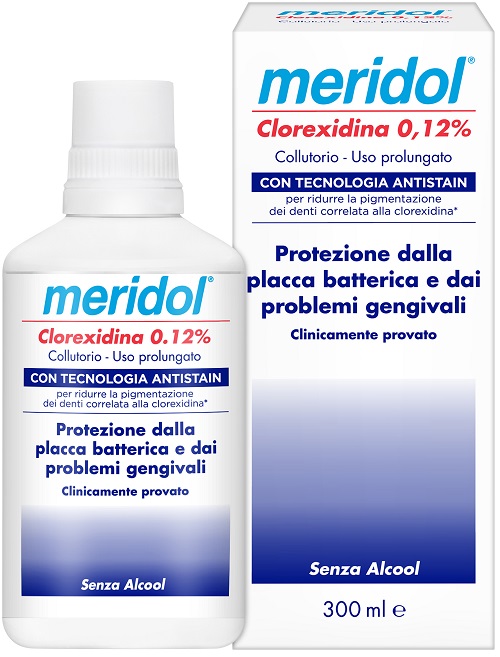 MERIDOL COLLUTORIO CLOREXIDINA 0,12% 300 ML - Farmafamily.it