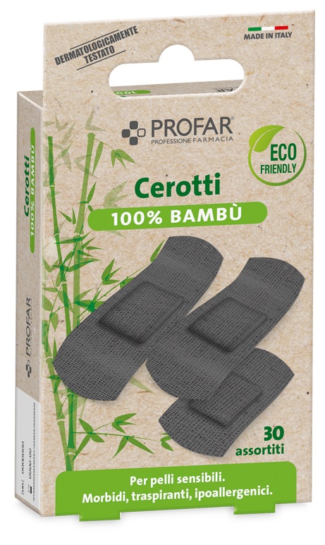 CEROTTI PROFAR BAMBU' FORMATI ASSORTITI 30 PEZZI - Farmafamily.it