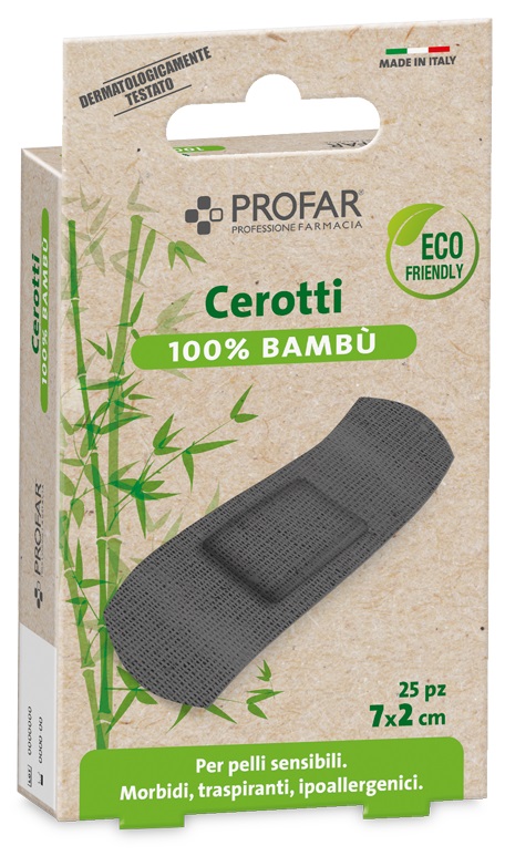 CEROTTI PROFAR BAMBU' 7X2CM 25 PEZZI - Farmafamily.it