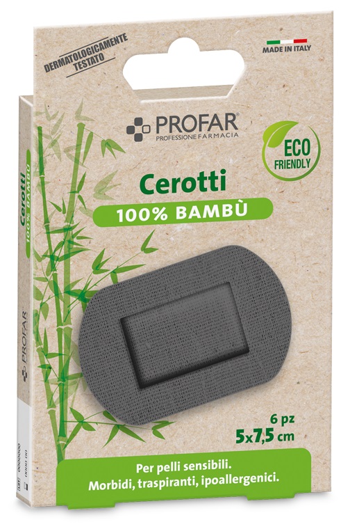 CEROTTI PROFAR BAMBU' 5X7,5CM 6 PEZZI - Farmafamily.it