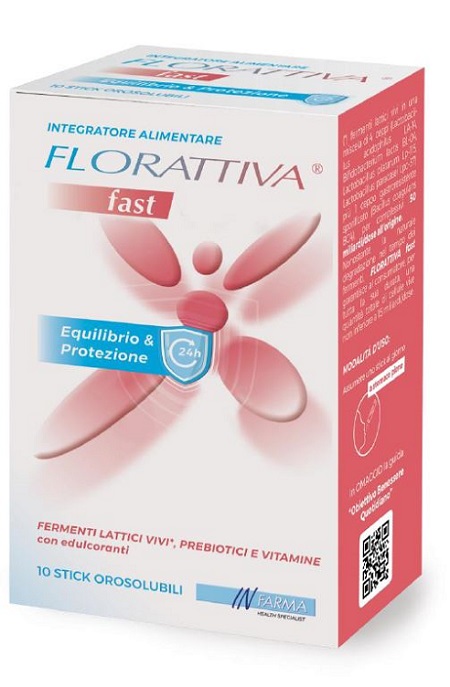 FLORATTIVA FAST 10 STICK OROSOLUBILI - Farmafamily.it