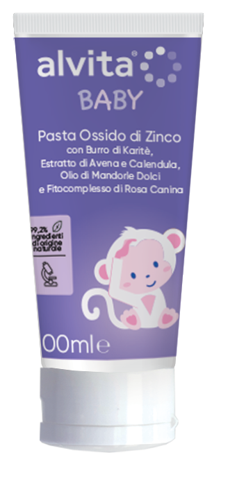 ALVITA BABY PASTA OSSIDO DI ZINCO 100 ML - Farmafamily.it