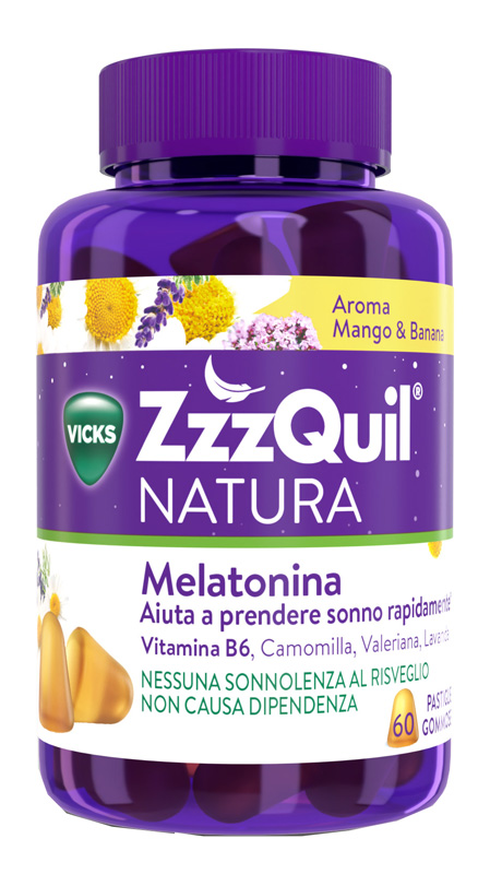 ZZZQUIL NATURA MANGO & BANANA 60 PASTIGLIE GOMMOSE - Farmafamily.it