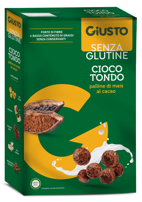 GIUSTO SENZA GLUTINE CIOCO TONDO MAIS 250 G - Farmafamily.it