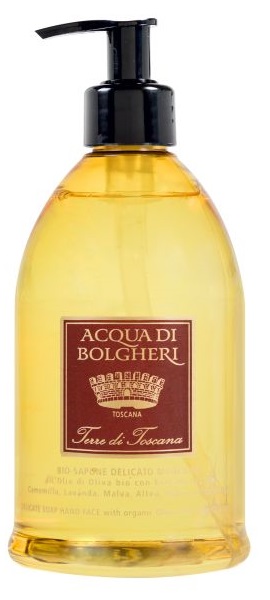 ACQUA DI BOLGHERI BIO-SAPONE MANI/VISO TERRE DI TOSCANA 500 ML - Farmafamily.it