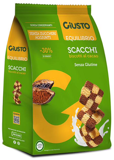 GIUSTO SENZA GLUTINE SCACCHI EQUILIBRIO 250 G - Farmafamily.it