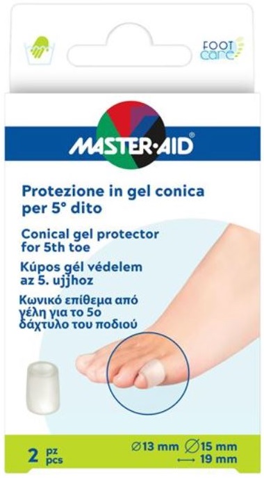 PROTEZIONE CONICA MASTER-AID FOOTCARE 5 DITO 2 PEZZI C3 - Farmafamily.it