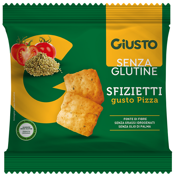 GIUSTO SENZA GLUTINE SFIZIETTI PIZZA 40 G - Farmafamily.it