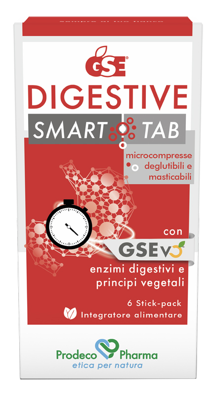 GSE DIGESTIVE SMART TAB 6 STICK PACK - Farmafamily.it
