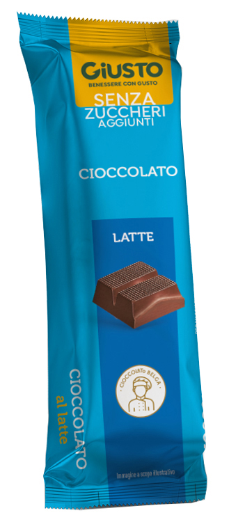 GIUSTO SENZA ZUCCHERO BARRETTA CIOCCOLATO LATTE 42 G - Farmafamily.it