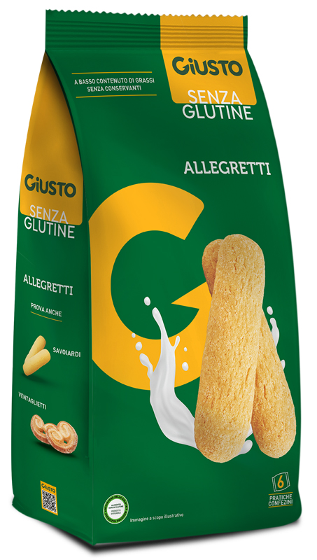 GIUSTO SENZA GLUTINE ALLEGRETTI 180 G - Farmafamily.it