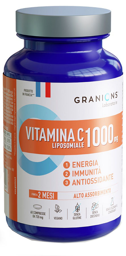 GRANIONS VITAMINA C LIPOSOMIALE 1000MG 60 COMPRESSE - Farmafamily.it