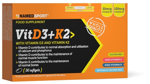 VITD3+K2 30 SOFTGELS - Farmafamily.it