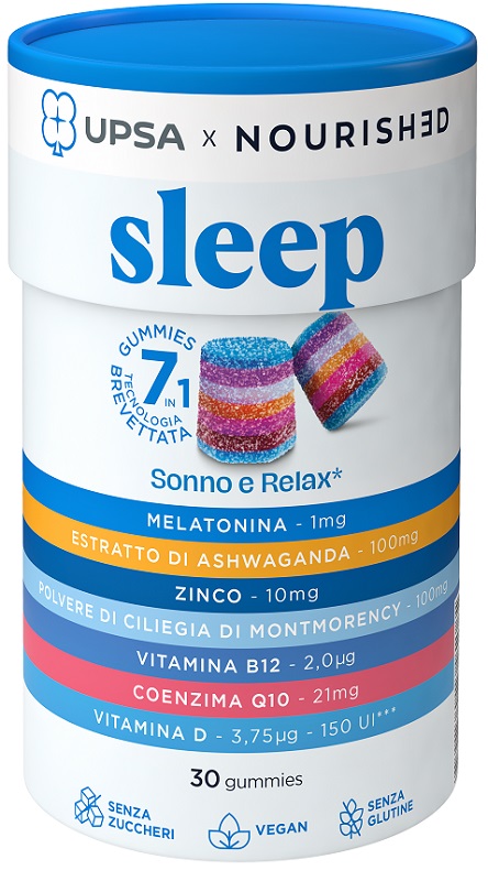 UPSA X NOURISHED SLEEP 30 GUMMIES - Farmafamily.it